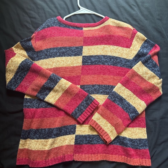 Women’s Christopher&Banks Striped Knit Sweater M - Picture 3 of 7
